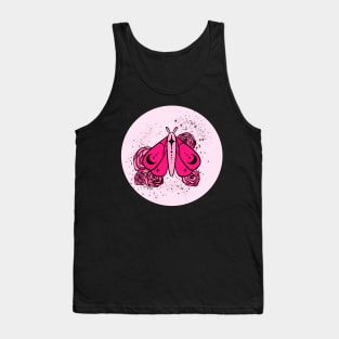 pink celestial moth Tank Top